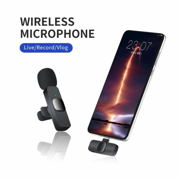 Micrófofono Lavalier Inálambrico para Smartphone - Imagen 2
