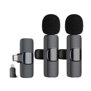 Micrófofono Lavalier Inálambrico para Smartphone