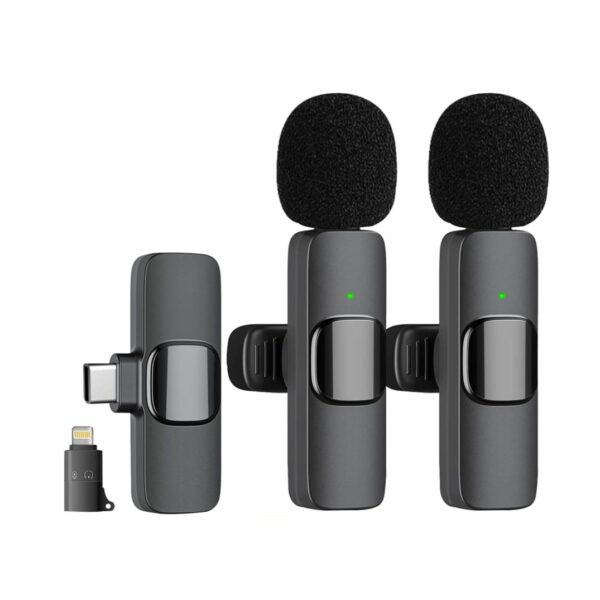 Micrófofono Lavalier Inálambrico para Smartphone
